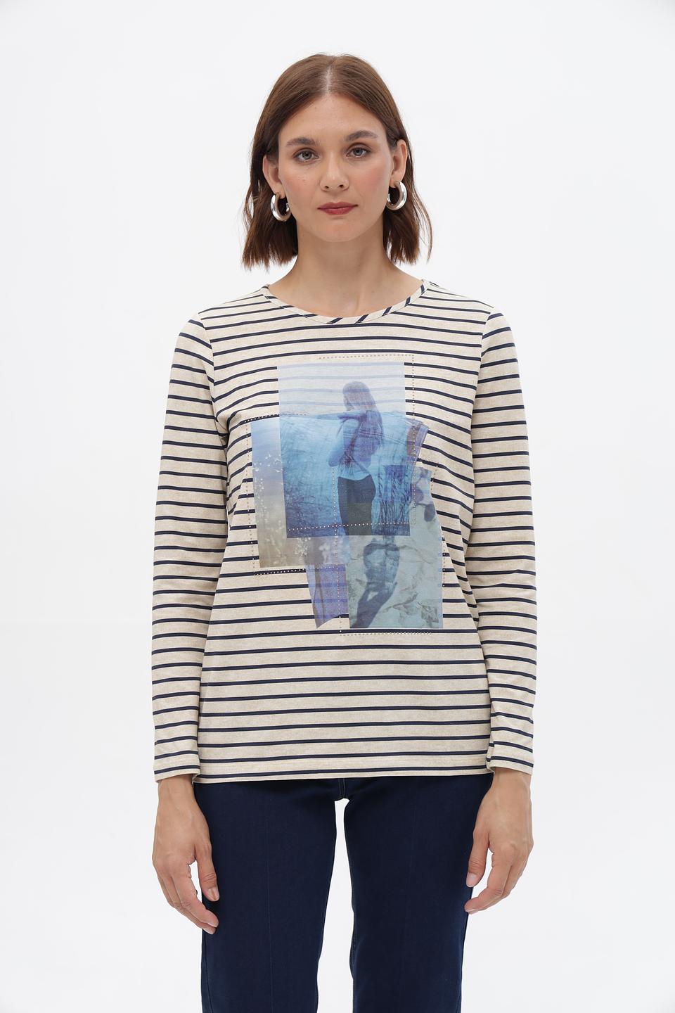 Футболка Bianca с принтом