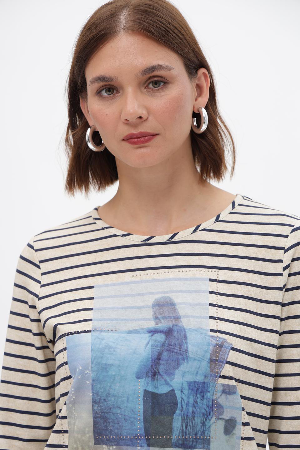 Футболка Bianca с принтом