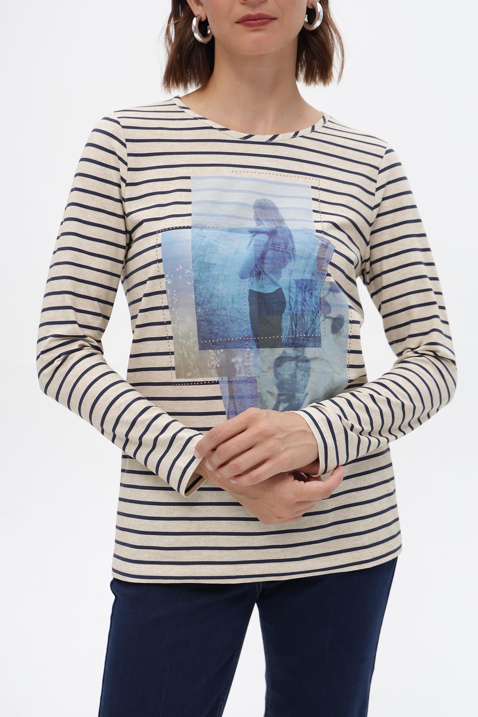 Футболка Bianca с принтом