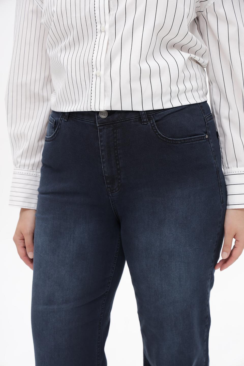 Джинсы клеш Frapp темно-синие