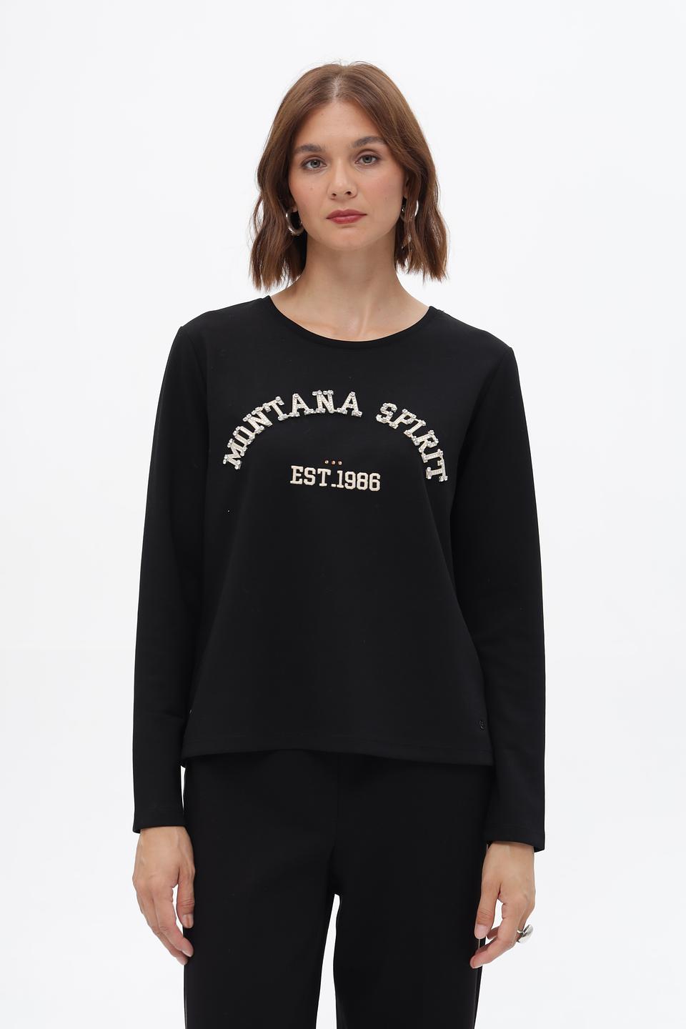 Пуловер Monari с принтом Montana Spirit