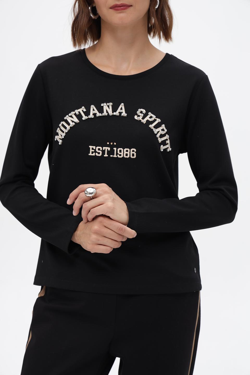 Пуловер Monari с принтом Montana Spirit