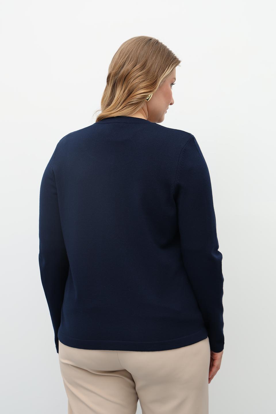 Жакет Gollehaug синий с пуговицами