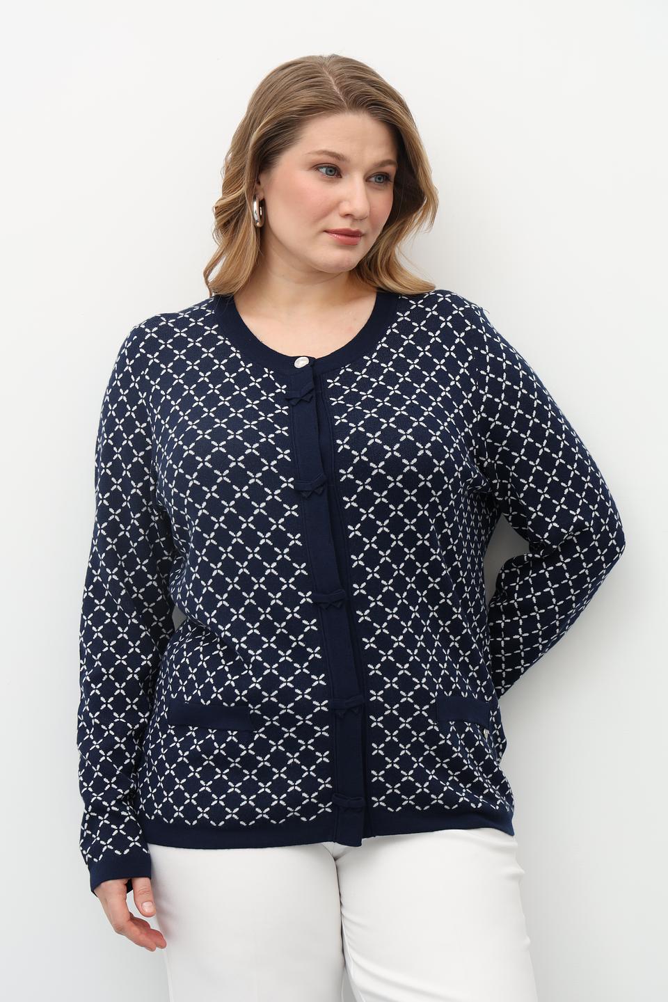 Жакет Gollehaug с геометрическим узором