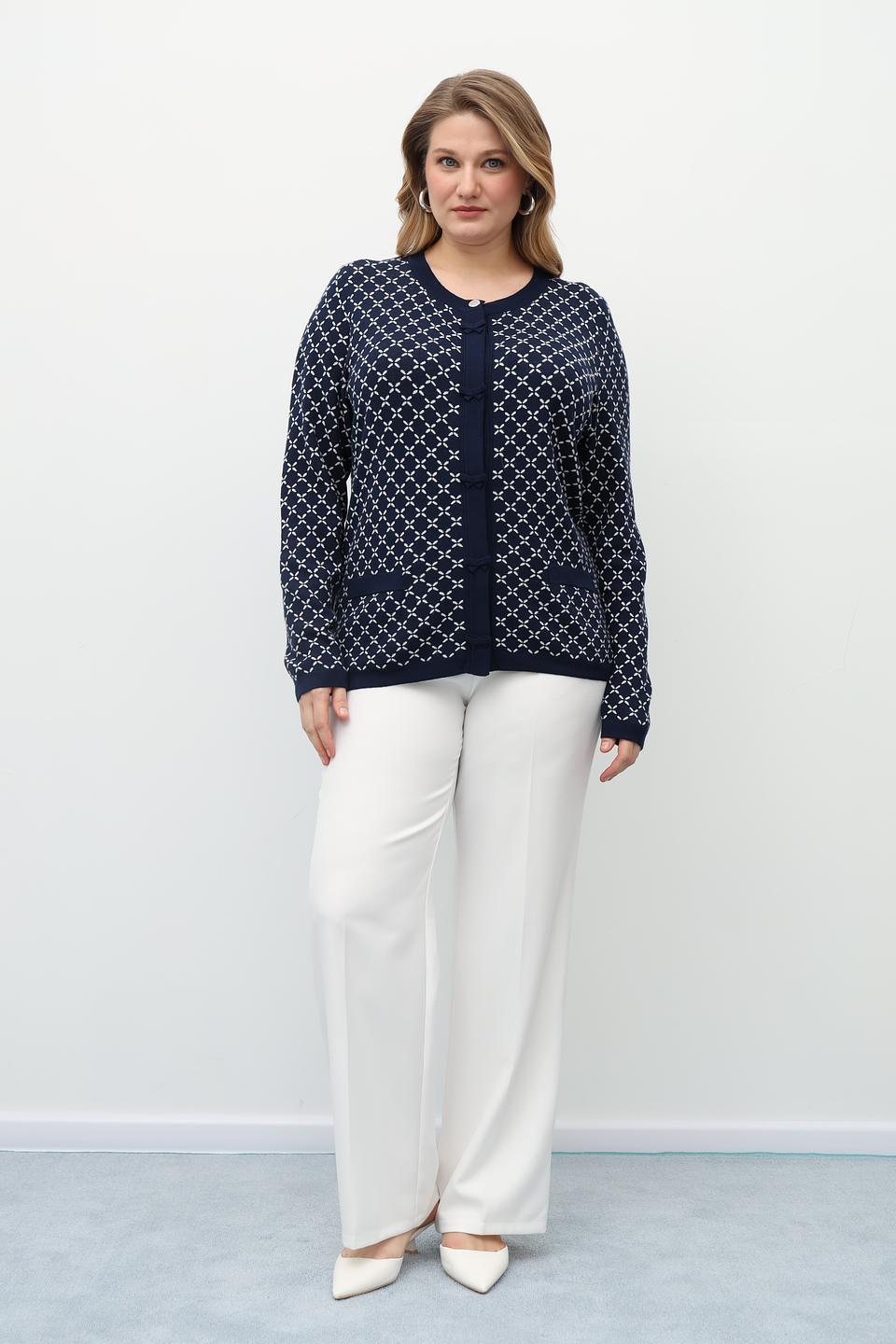 Жакет Gollehaug с геометрическим узором