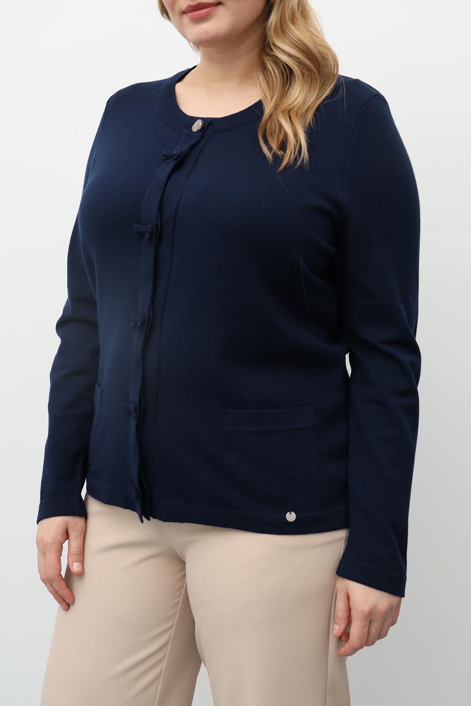 Жакет Gollehaug синий с пуговицами