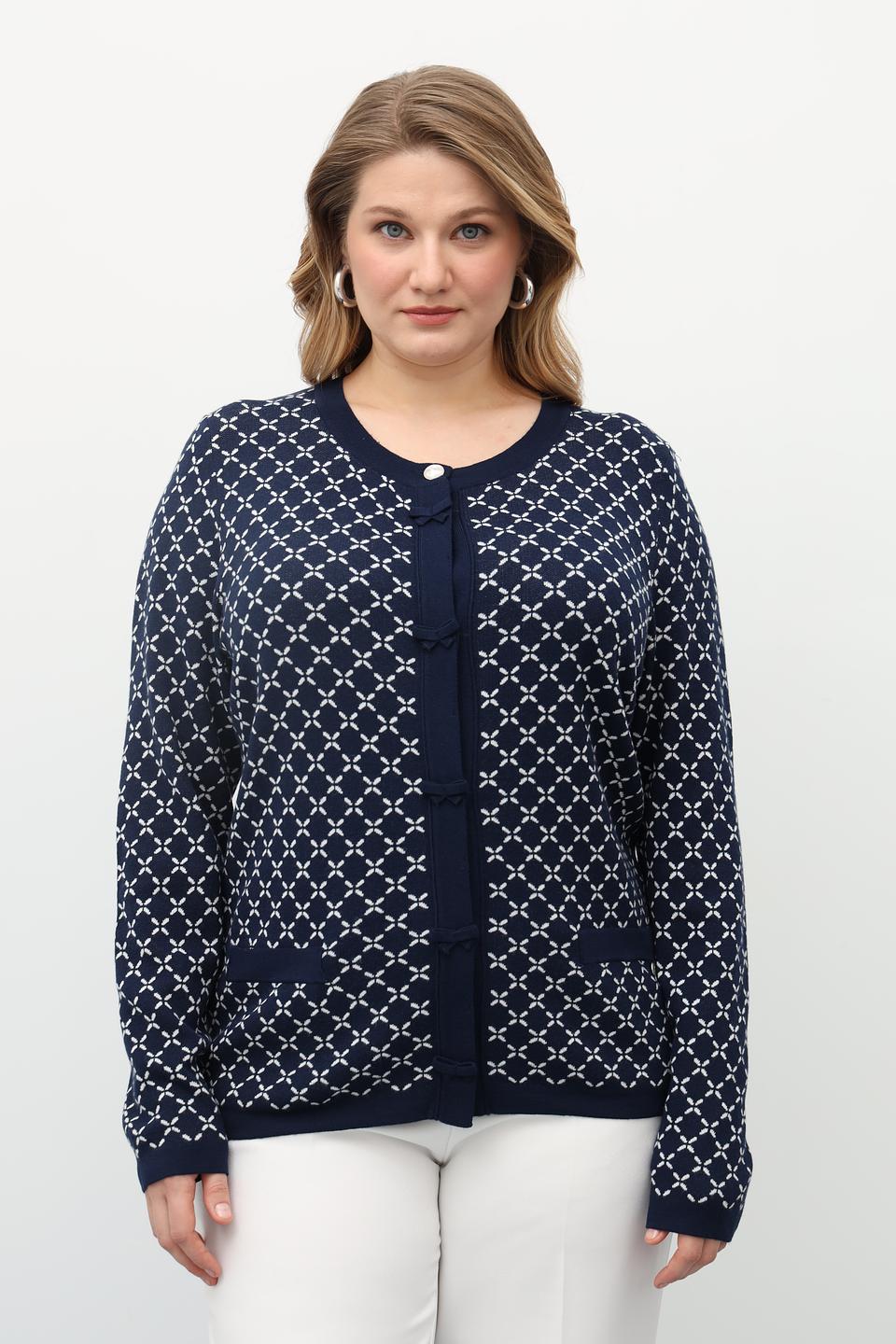 Жакет Gollehaug с геометрическим узором