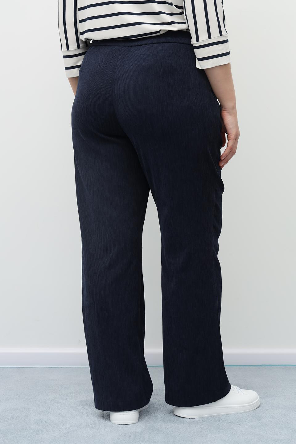 Брюки Frank Walder прямые, темно-синие