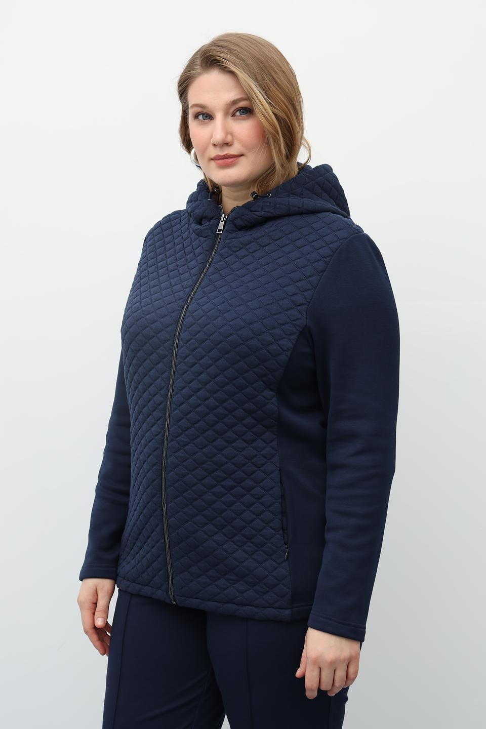 Жакет Olsen стеганый синий