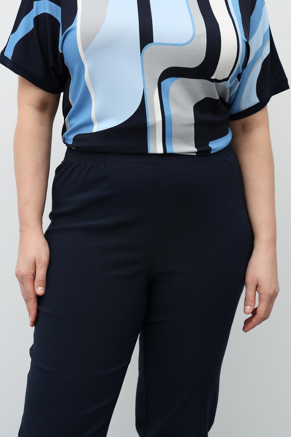 Брюки Via Appia DUE темно-синие