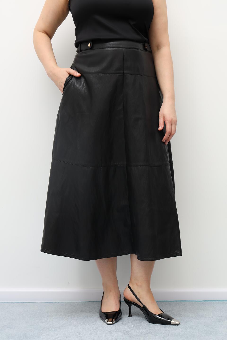 Юбка Catnoir кожа чёрная