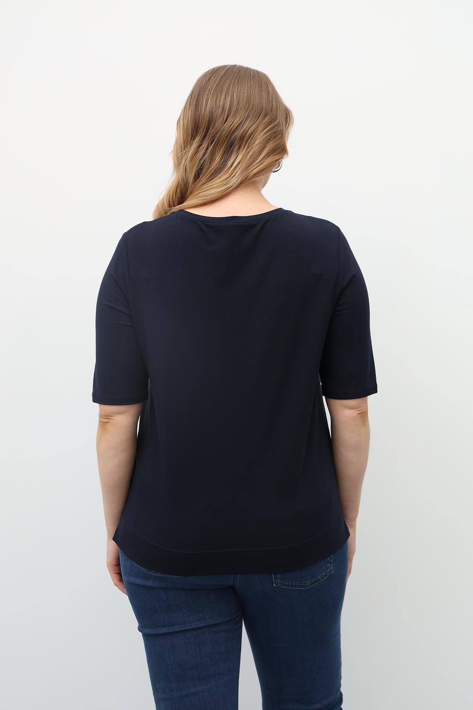 Футболка Frank Walder тёмно-синяя