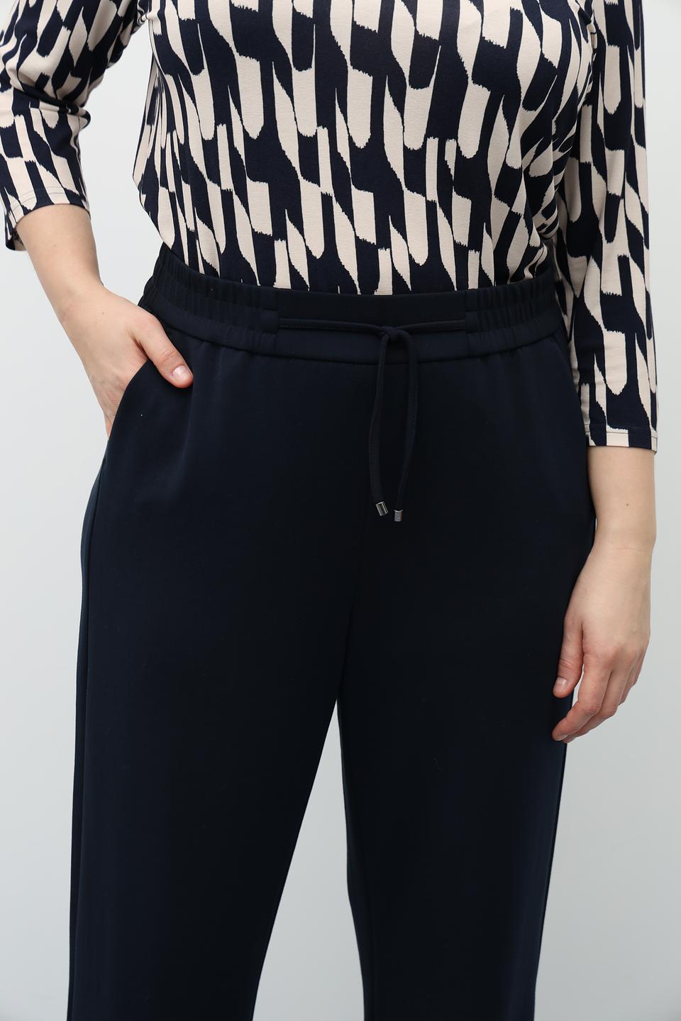 Брюки Frank Walder широкие темно-синие