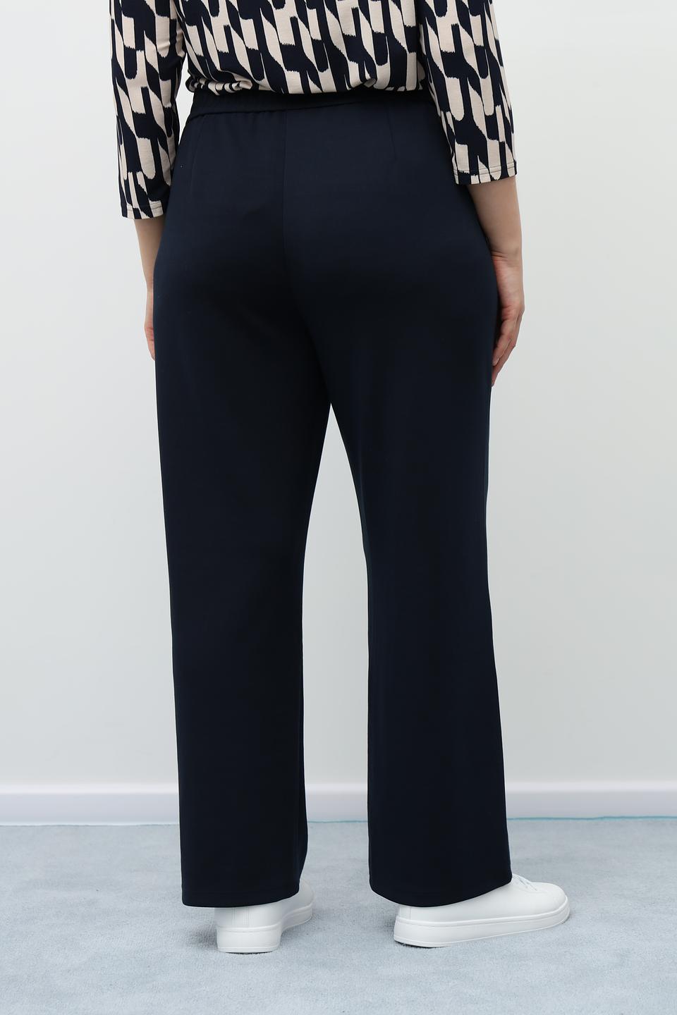 Брюки Frank Walder широкие темно-синие