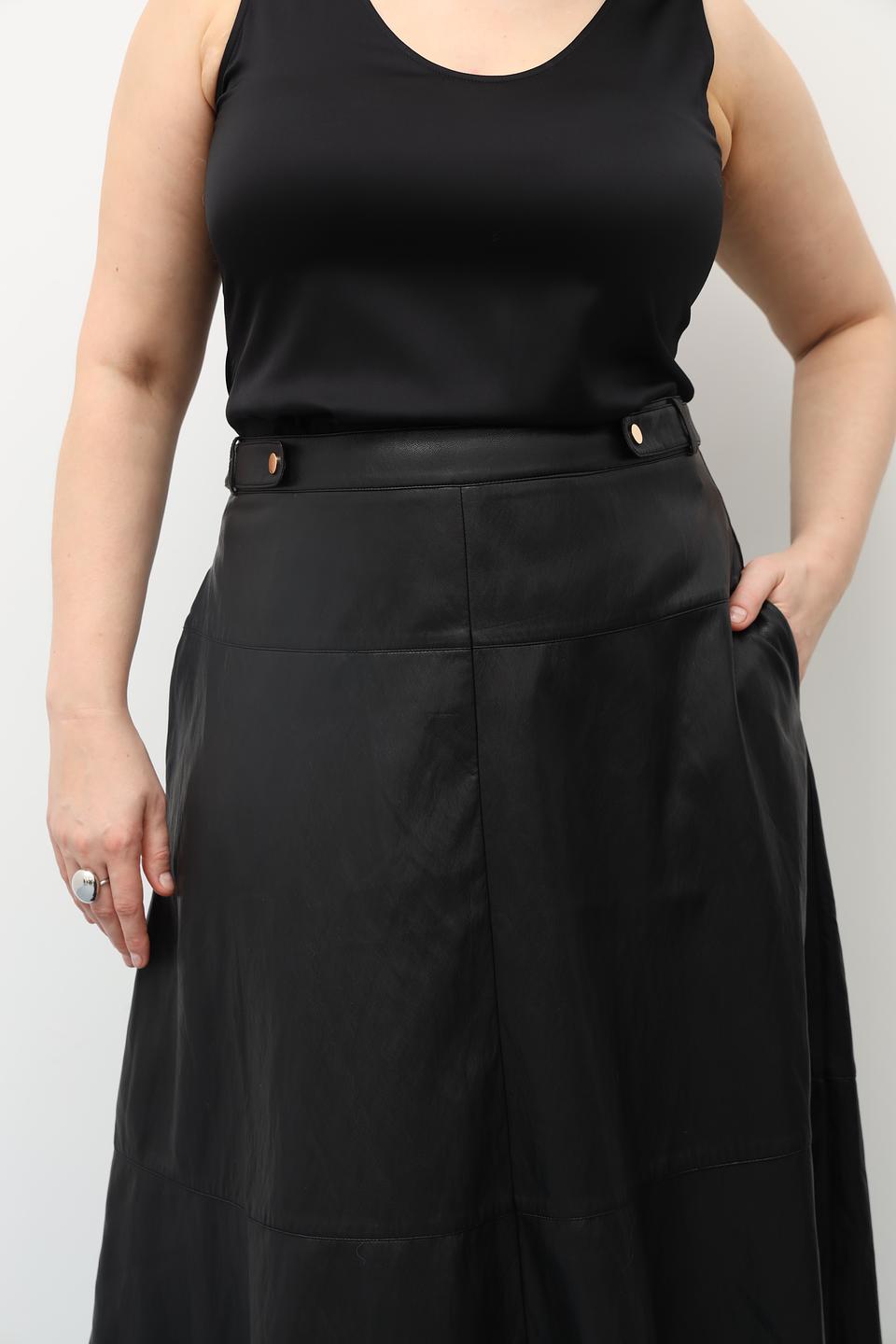 Юбка Catnoir кожа чёрная