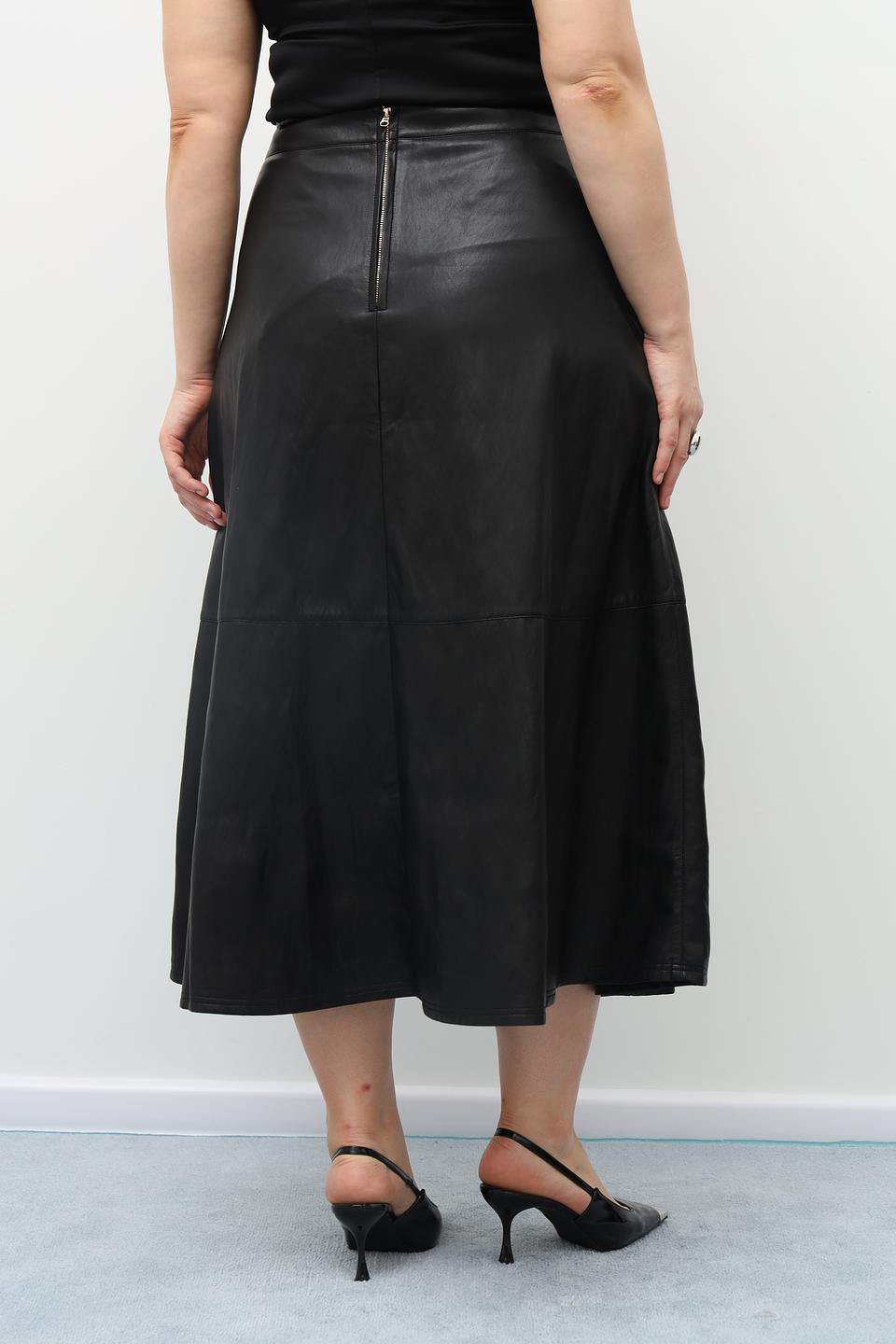 Юбка Catnoir кожа чёрная
