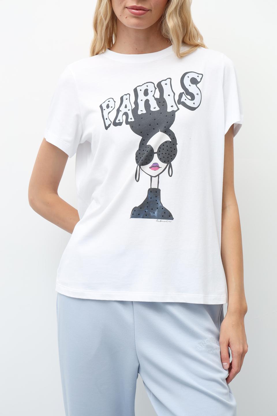 Футболка Catnoir с принтом Париж