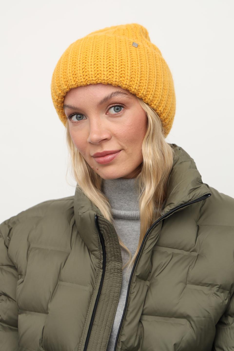 Шапка Julia Florenzi горчичная