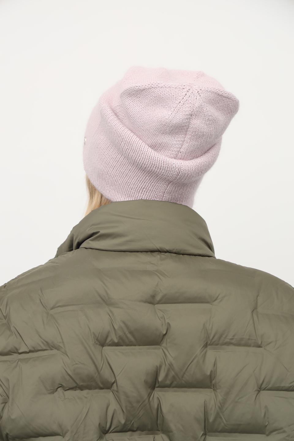 Шапка Julia Florenzi вязаная розовая