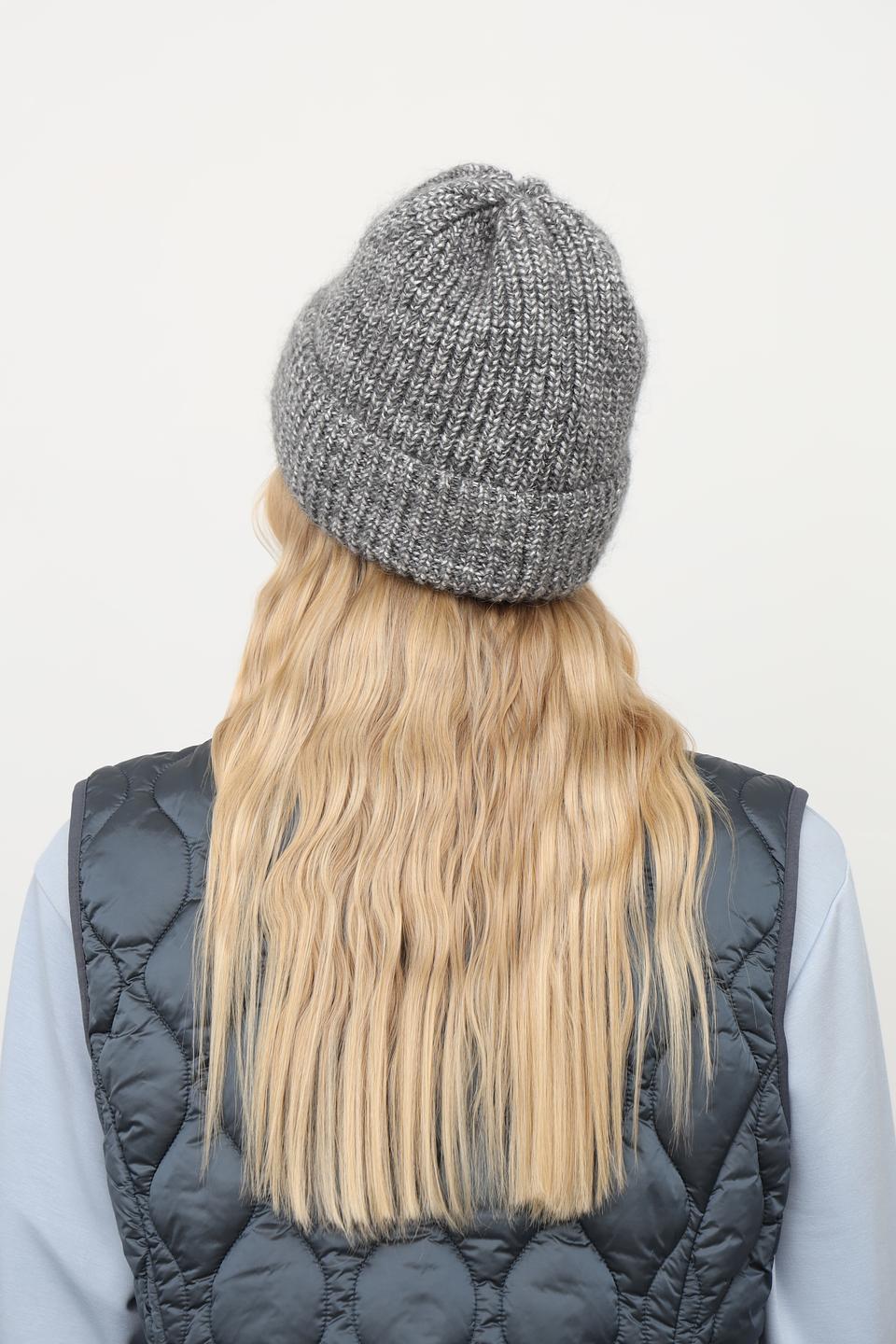 Шапка Marhatter вязаная серая