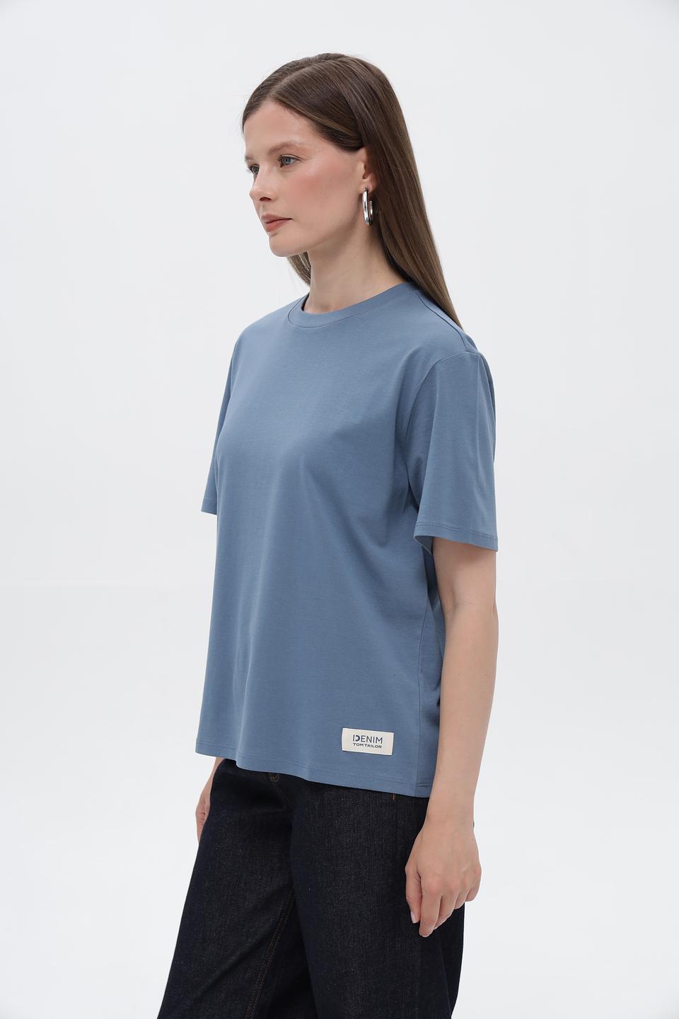 Футболка Tom Tailor denim голубая