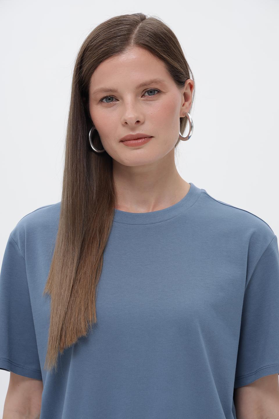 Футболка Tom Tailor denim голубая