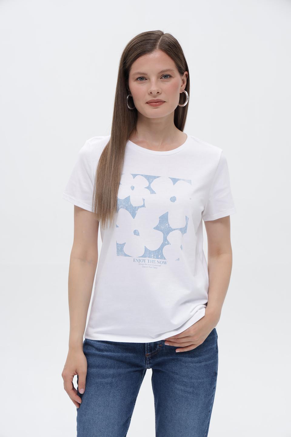 Футболка Tom Tailor denim с цветами