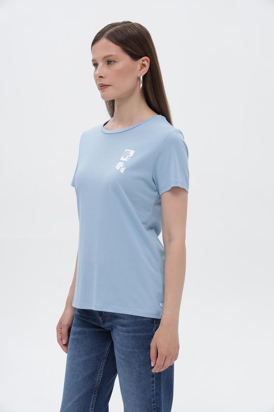 Футболка Tom Tailor denim голубая