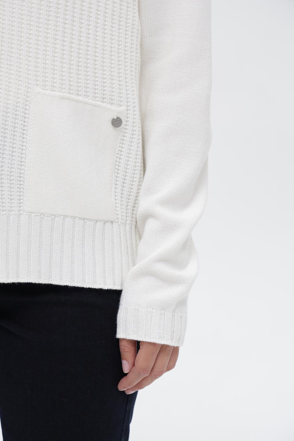 Жакет Gollehaug вязаный молочный