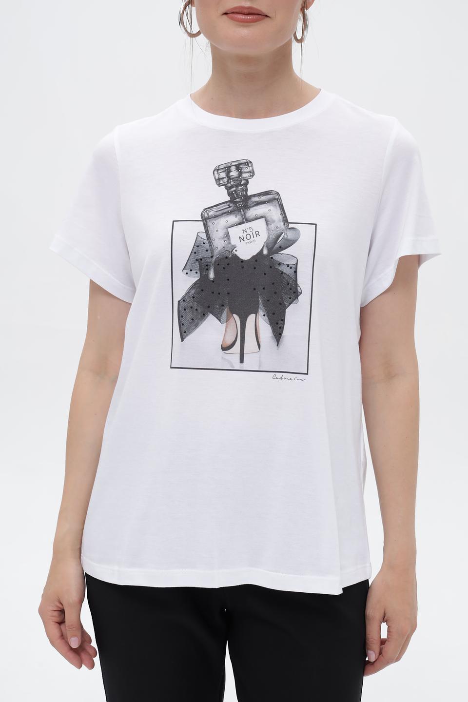 Футболка Catnoir с принтом "Парфюм"