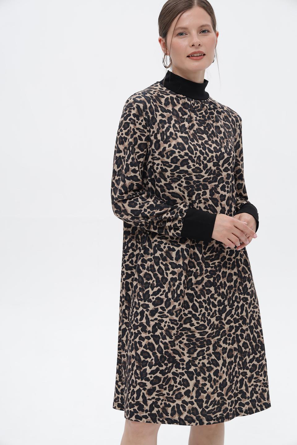Платье Miss Lagotte с леопардовым принтом