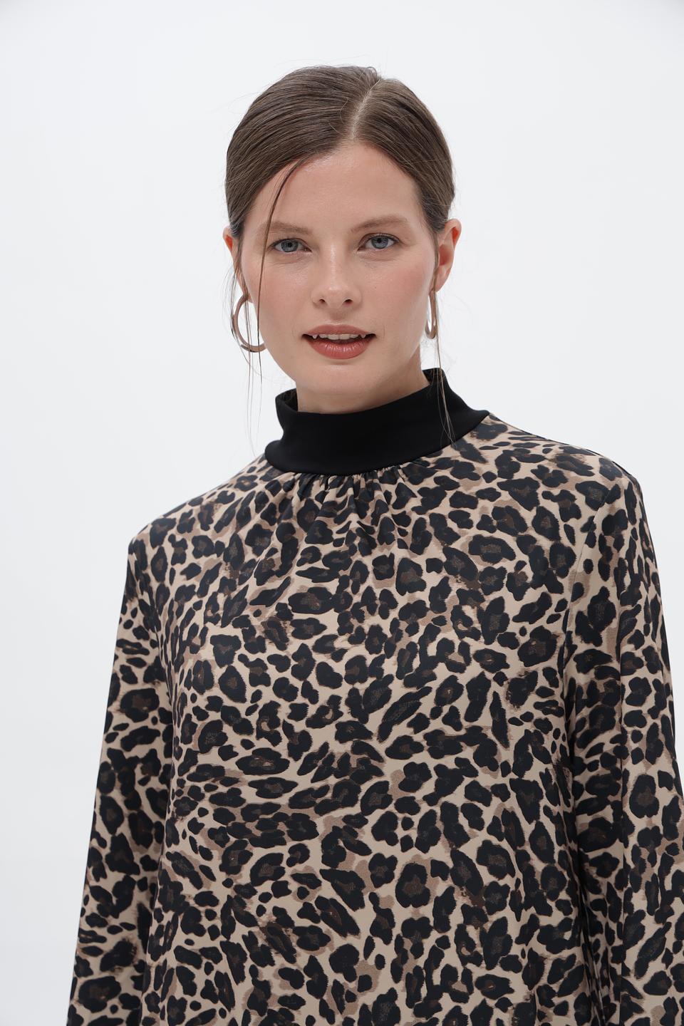 Платье Miss Lagotte с леопардовым принтом