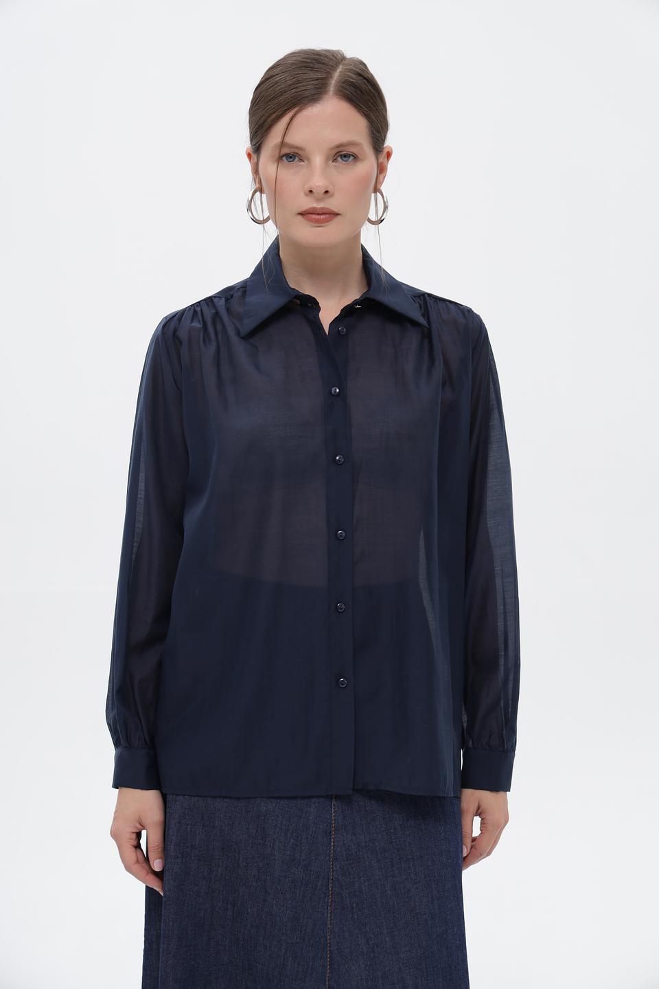 Блузка Croche с длинным рукавом