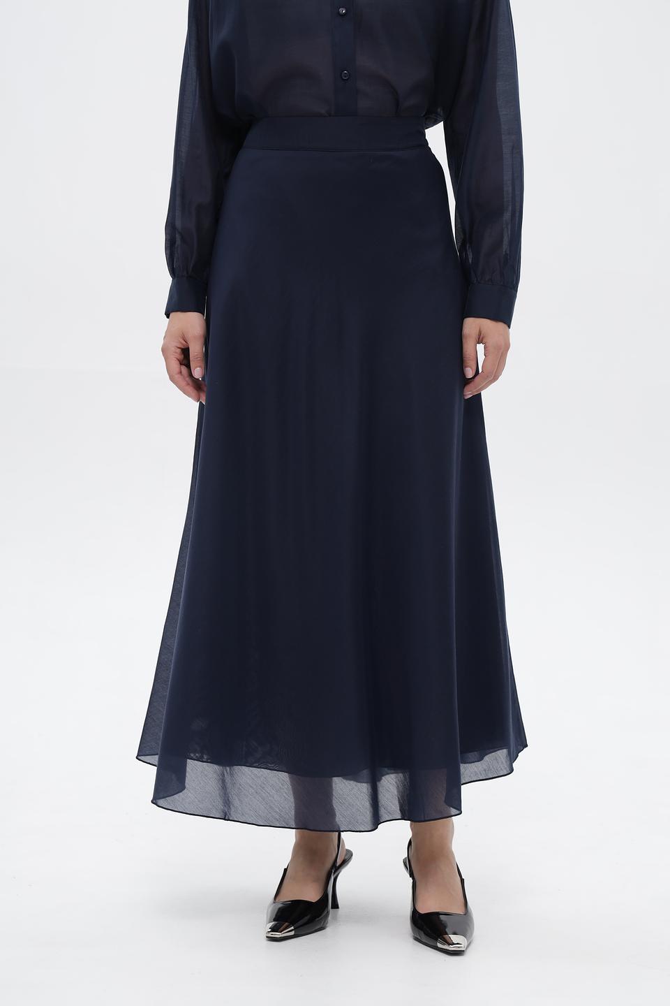 Юбка Croche женская темно-синяя