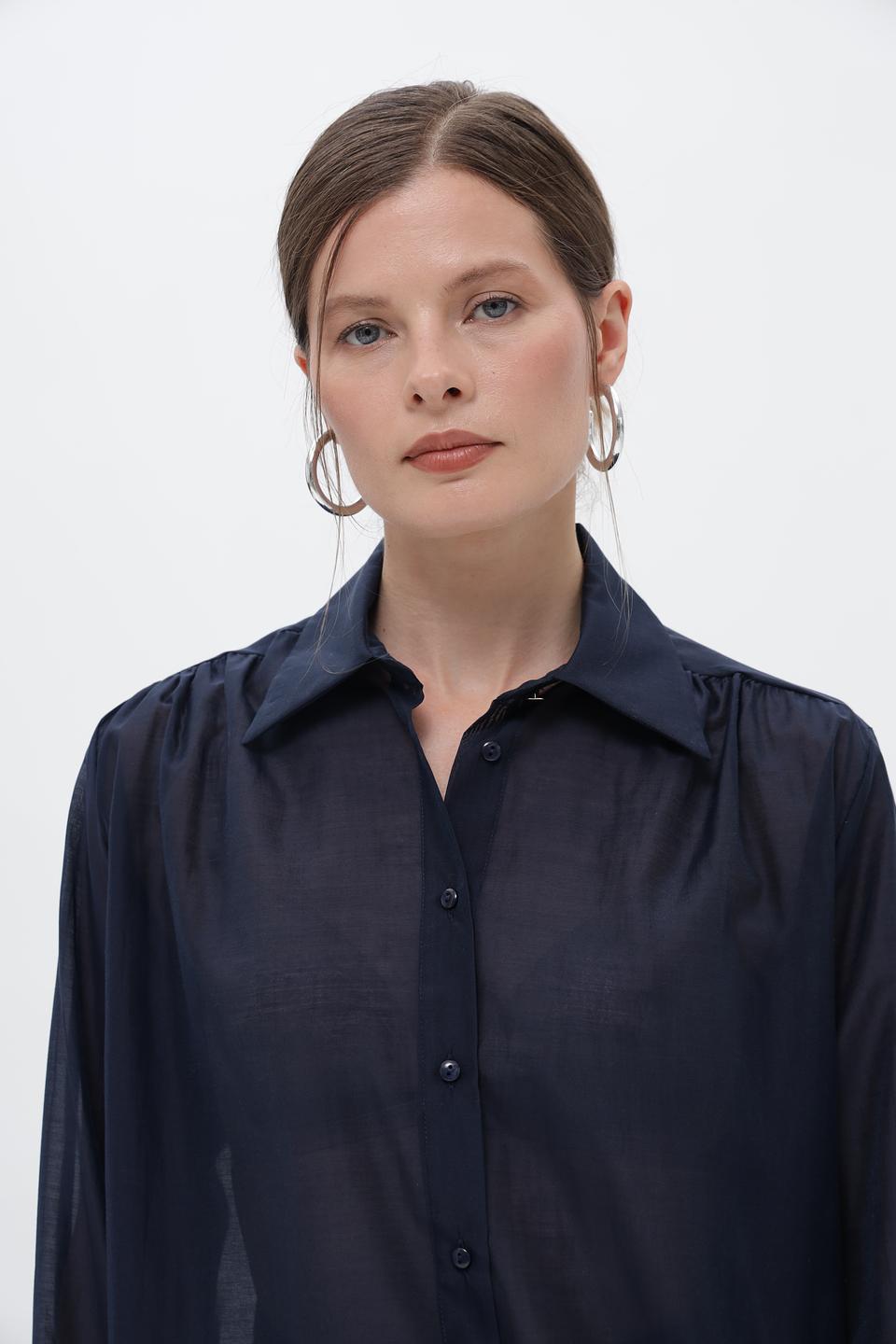 Блузка Croche с длинным рукавом