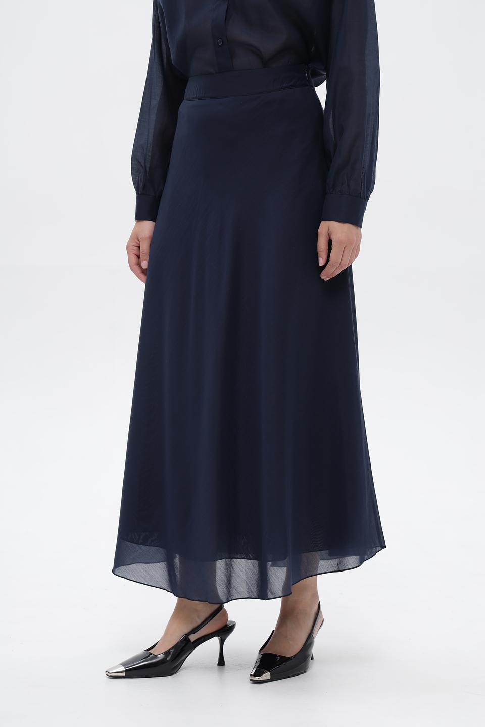 Юбка Croche женская темно-синяя