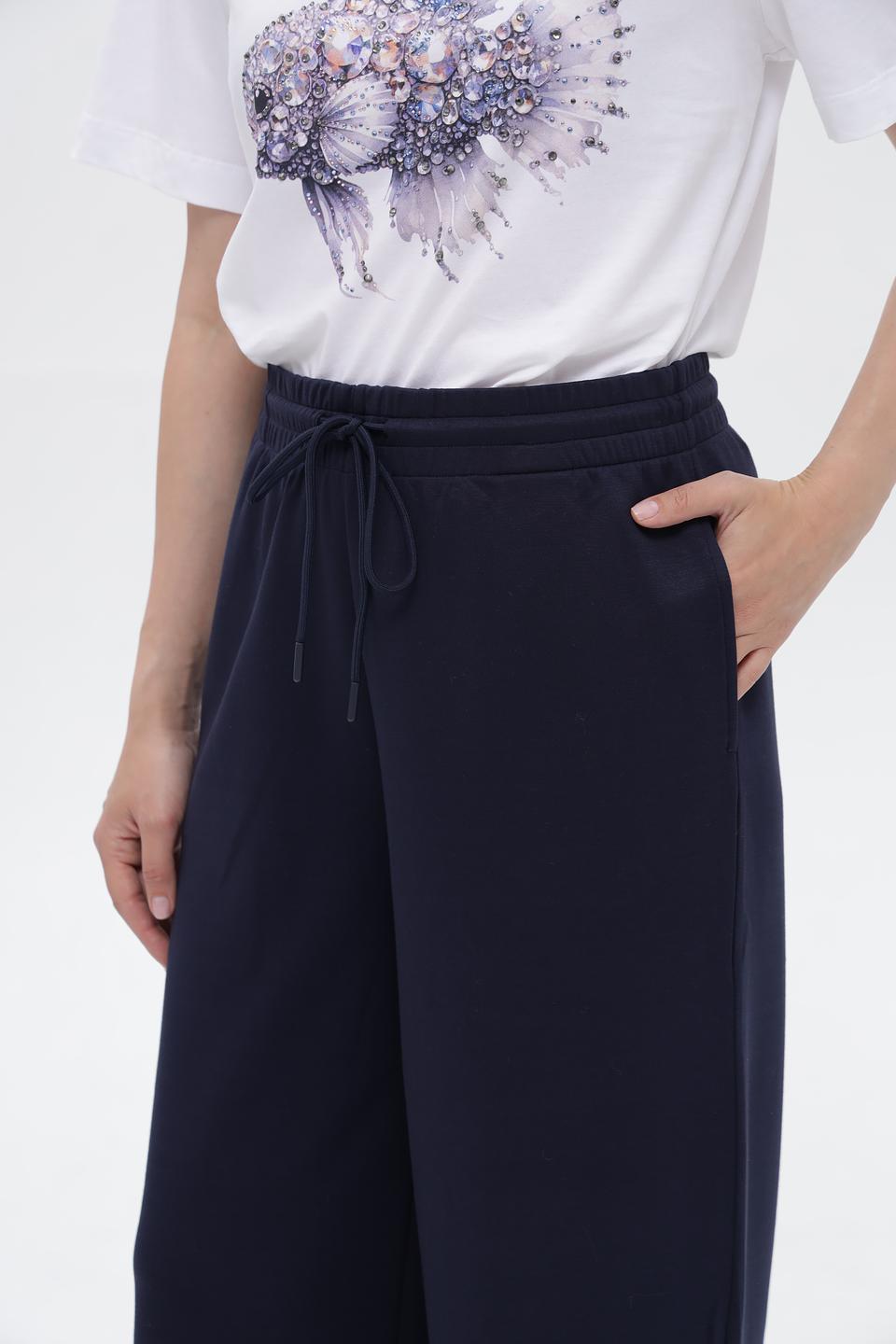 Брюки палаццо Miss Lagotte тёмно-синие