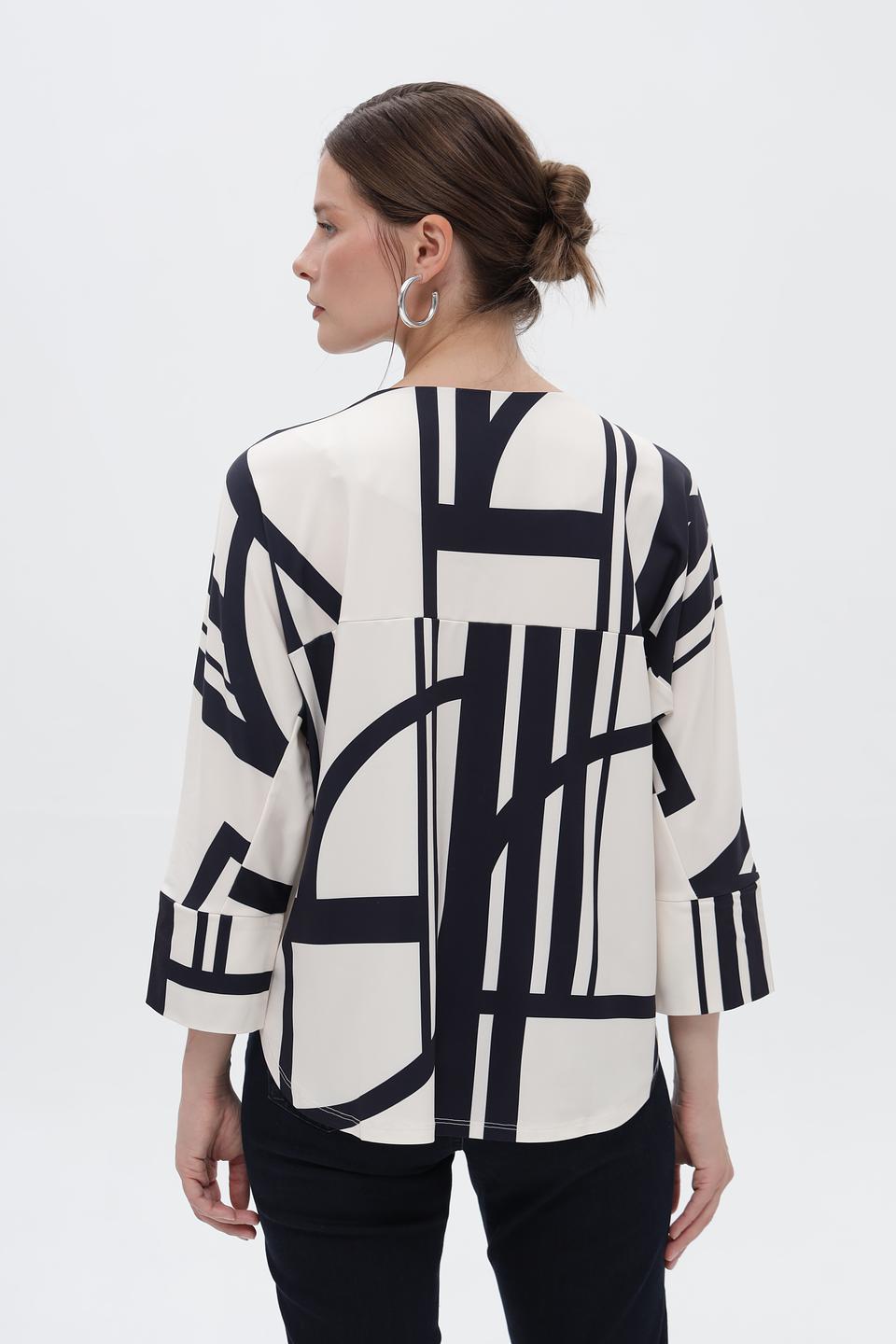 Блузка Miss Lagotte с геометрическим принтом