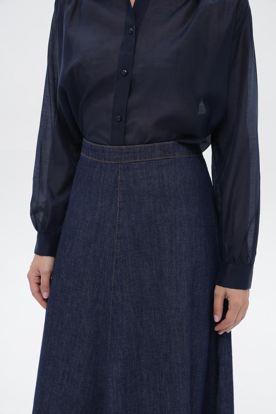 Юбка джинсовая Oui клеш