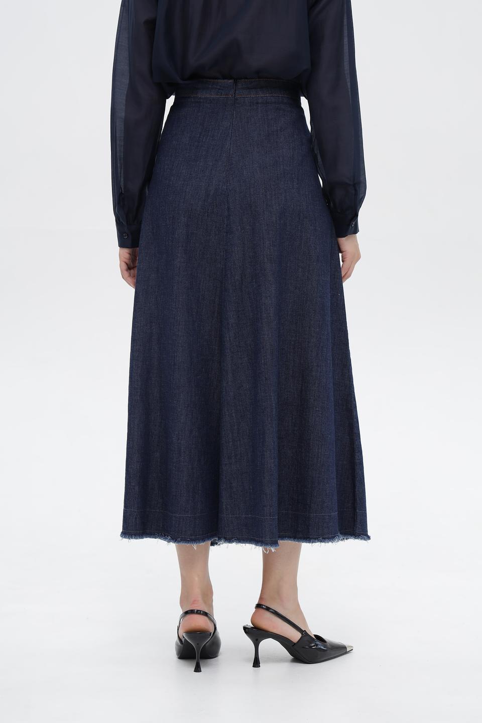 Юбка джинсовая Oui клеш