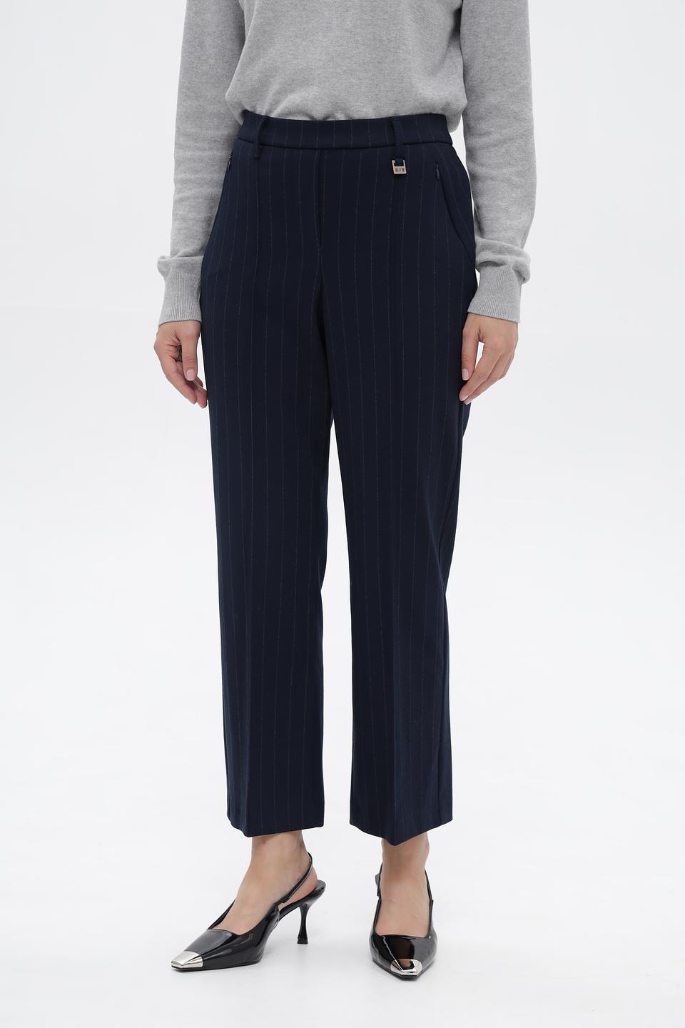 Брюки классические Bianca в полоску