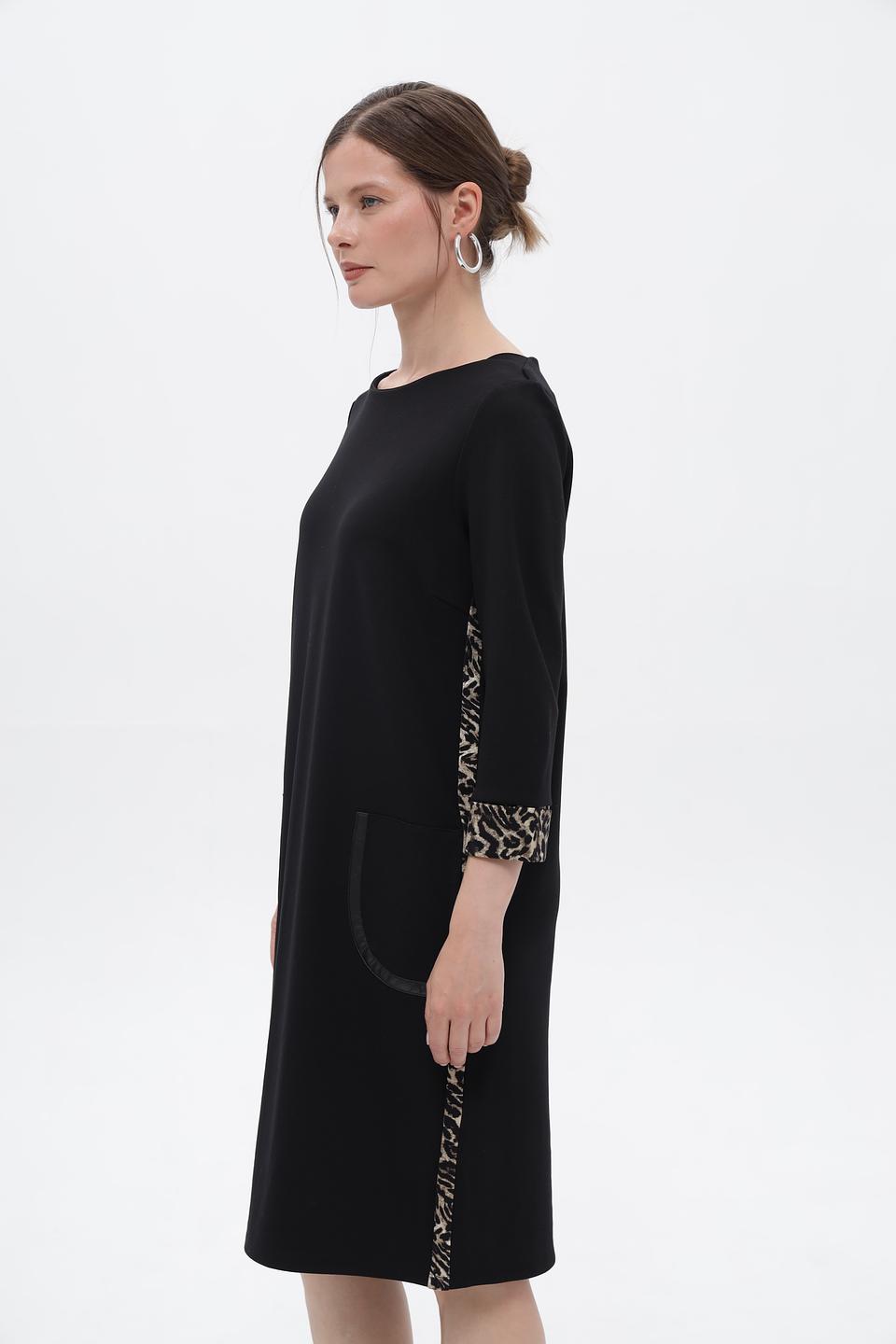 Платье Betty Barclay с леопардовыми деталями