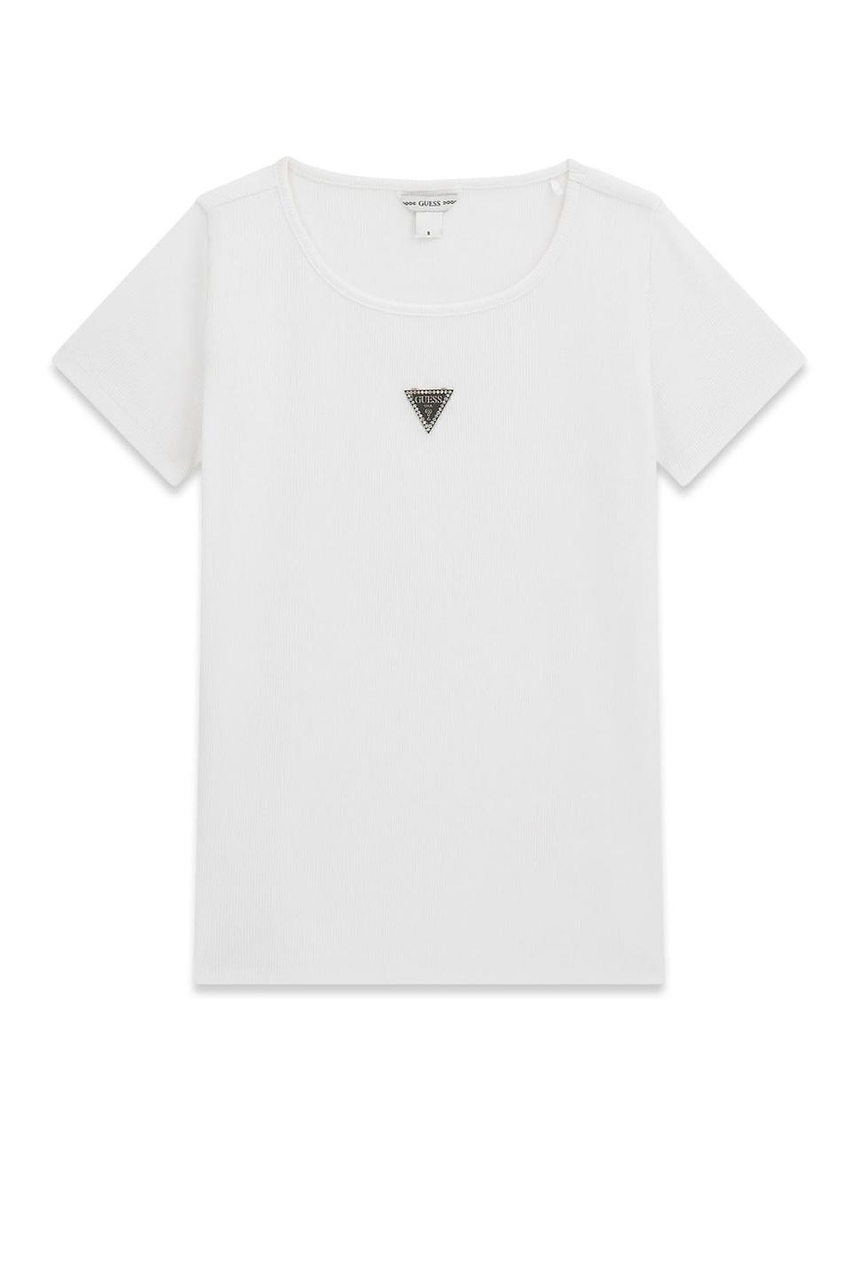 Блуза Guess дев. с логотипом белый