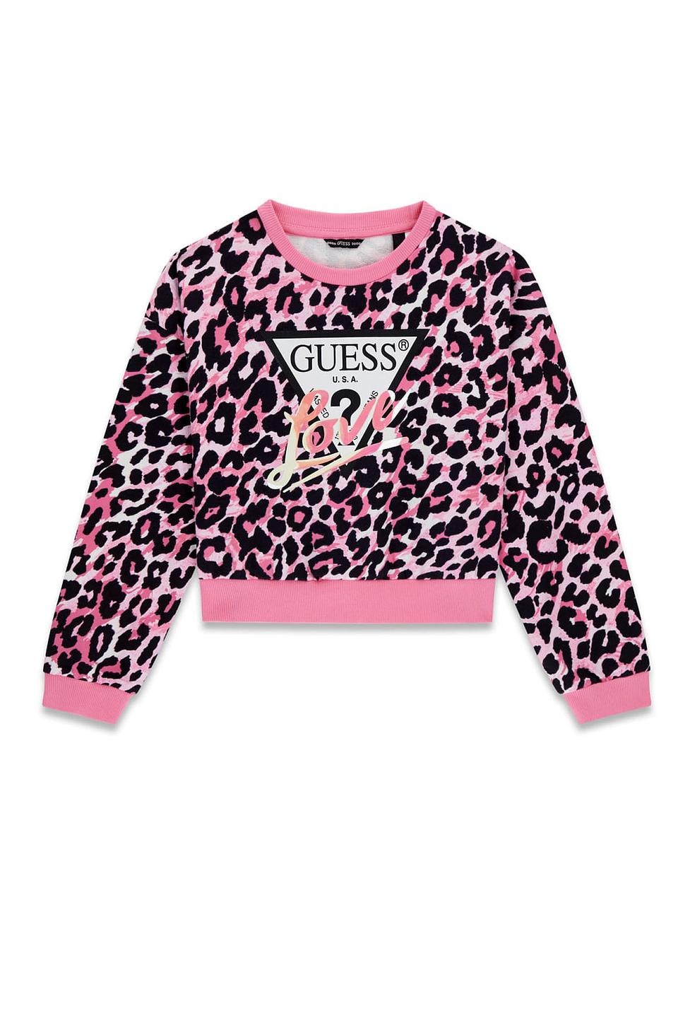 Джемпер Guess с леопардовым принтом