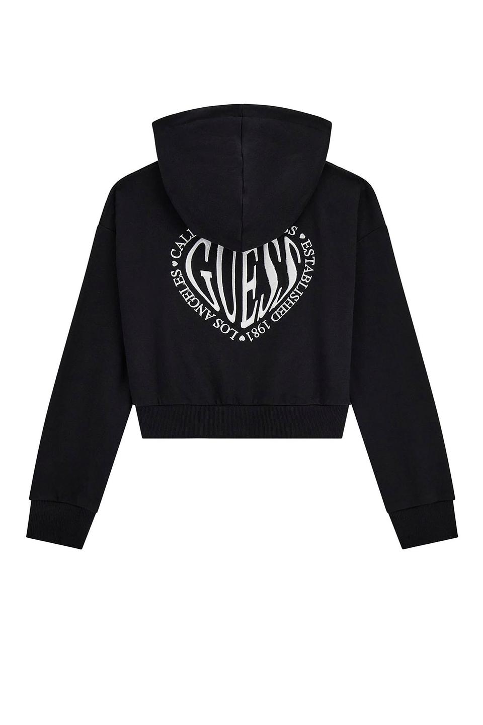 Толстовка Guess дев. с логотипом чёрная
