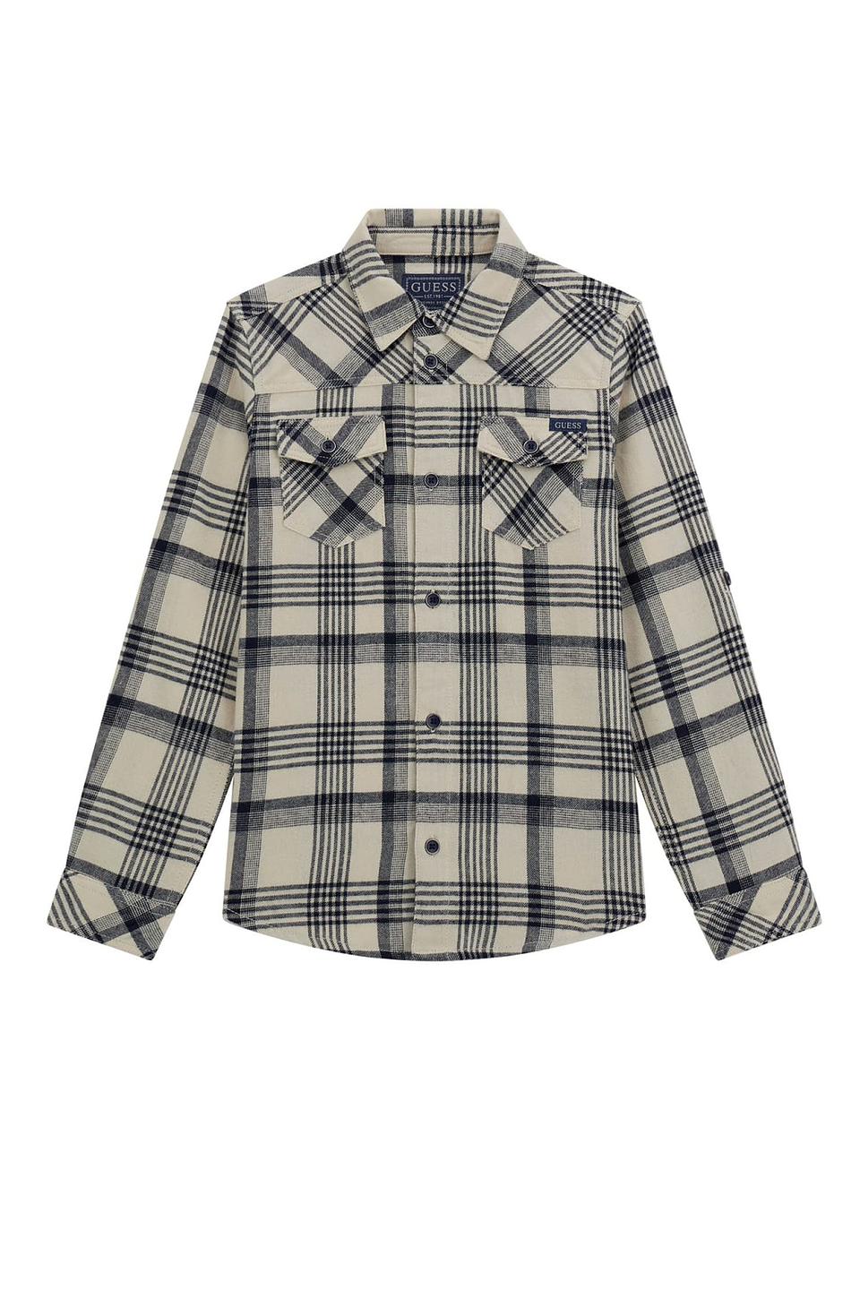 Рубашка Guess клетка синий