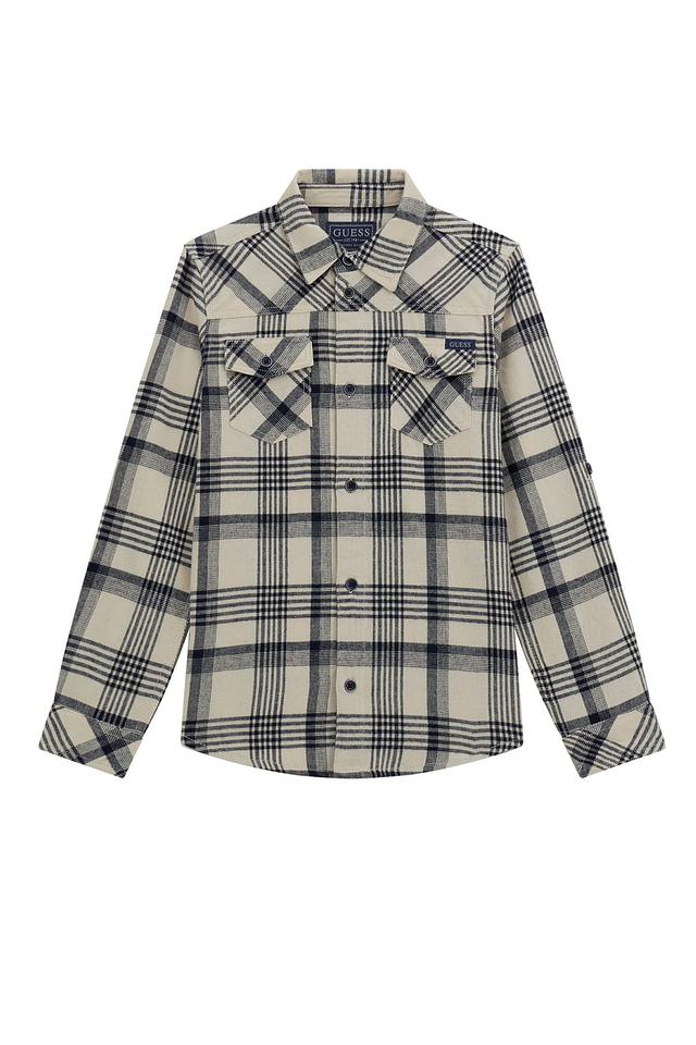 Рубашка Guess клетка синий