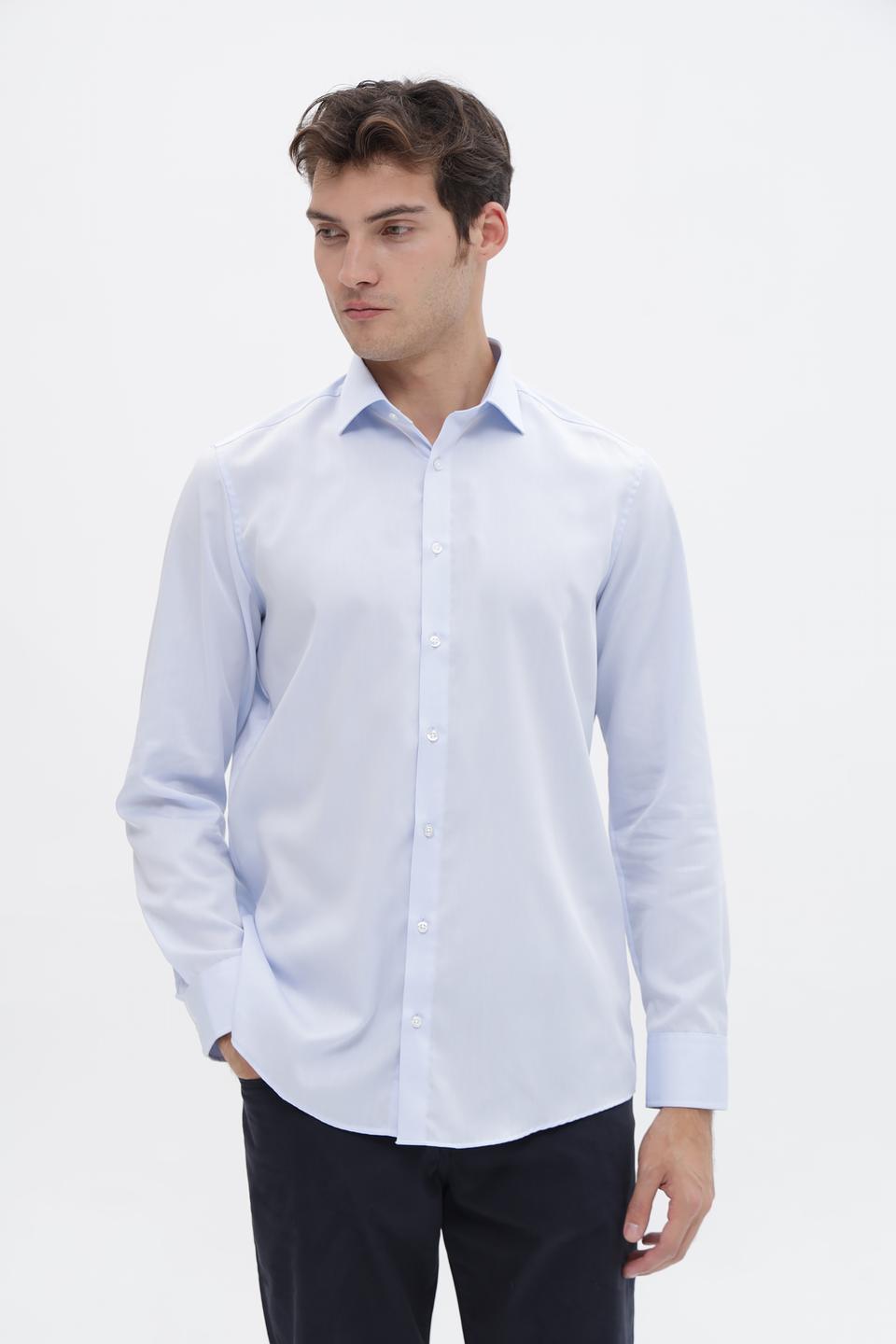 Рубашка Venti men голубая
