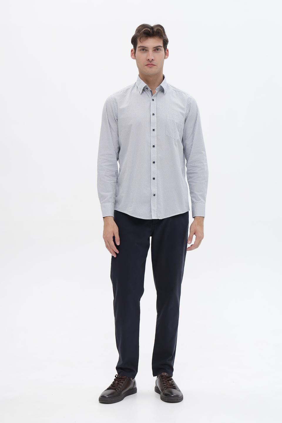 Рубашка Casa Moda с принтом