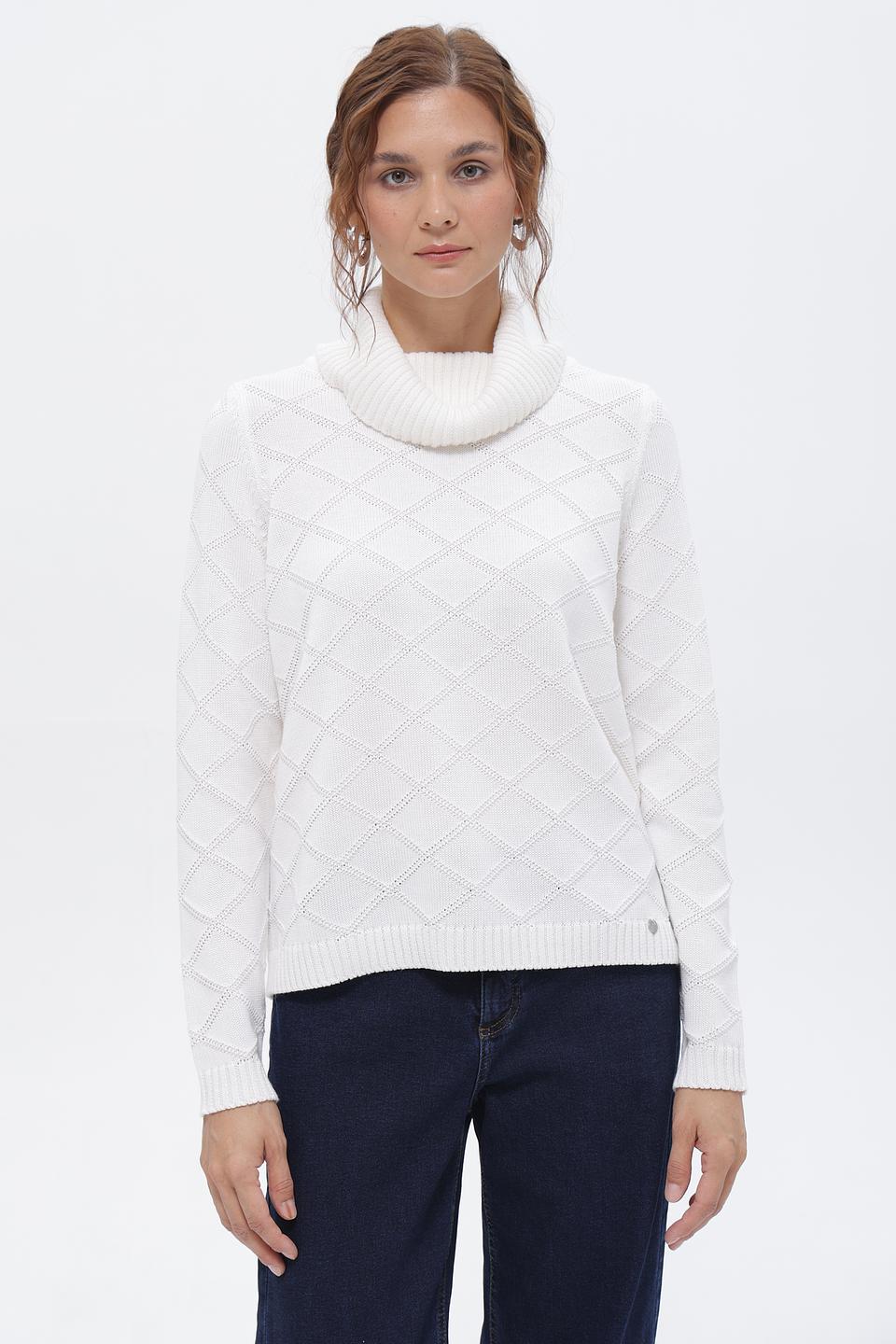 Пуловер Gollehaug с ромбами